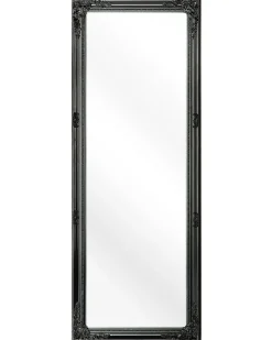 Beliani Specchio FOUGERES 50 cm 130 cm Nero