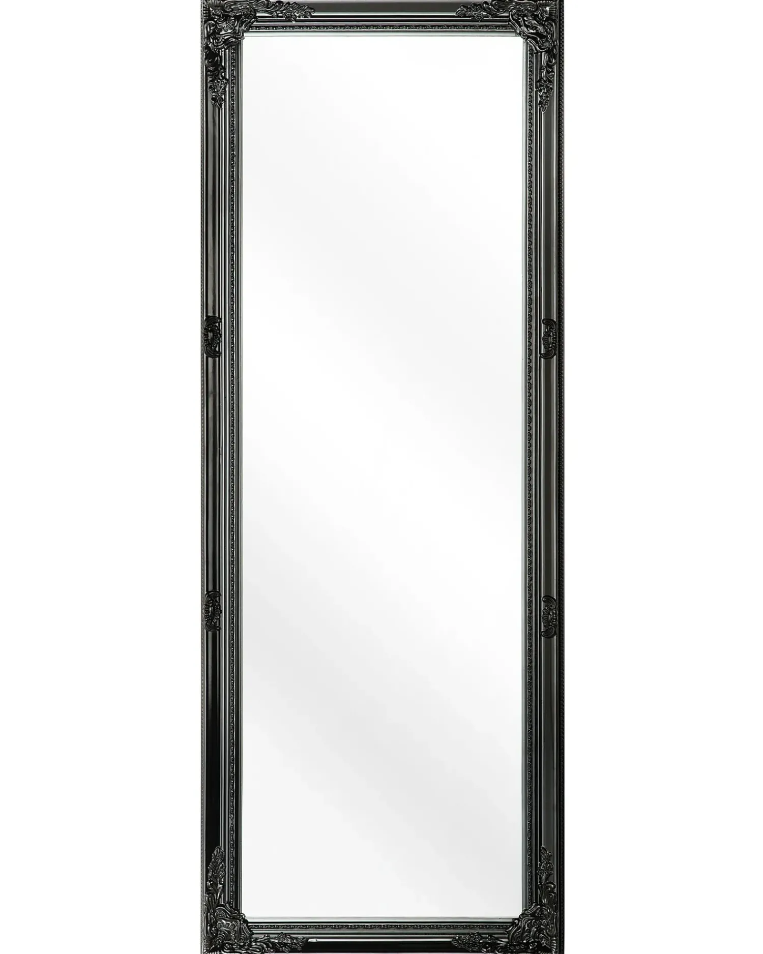 Beliani Specchio FOUGERES 50 cm 130 cm Nero