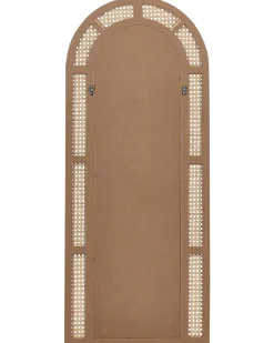 Beliani Specchio FRANEY 50 cm 120 cm Rattan Naturale