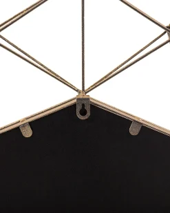 Sale Beliani Specchio GAILLAC 80 cm 80 cm Metallo Oro