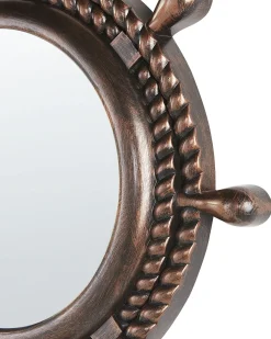 Hot Beliani Specchio GORMAZ 46 cm 46 cm Marrone