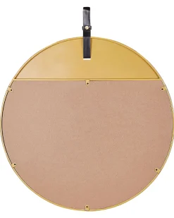 Sale Beliani Specchio GURS 60 cm 60 cm Metallo Oro Oro Marrone