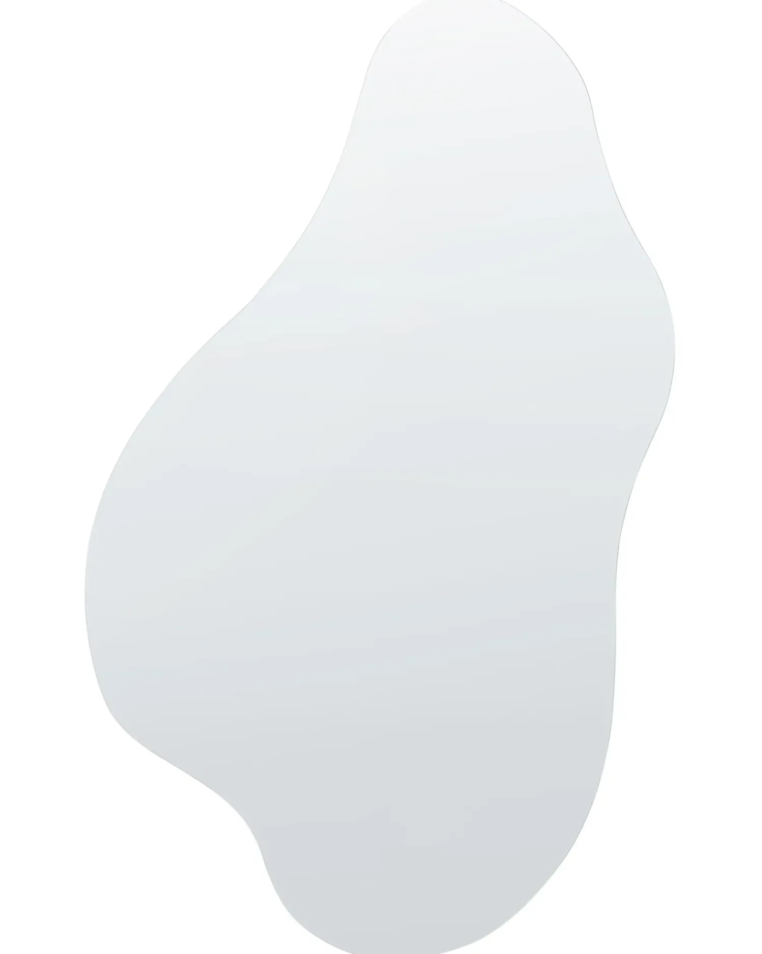 Hot Beliani Specchio HERRY 46 cm 76 cm Argento