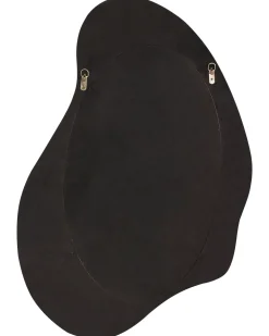 Beliani Specchio HOURTIN 68 cm 100 cm Legno Marrone