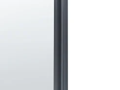 Beliani Specchio JARNAGES 45 cm 145 cm Metallo Nero