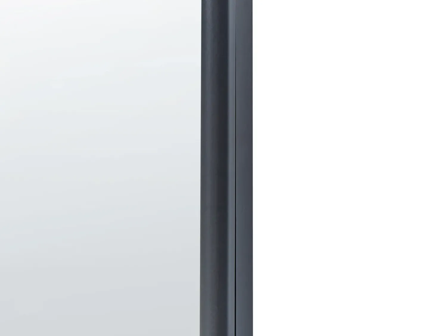 Beliani Specchio JARNAGES 45 cm 145 cm Metallo Nero