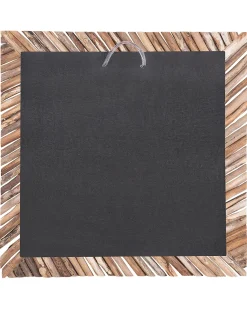 Online Beliani Specchio KANAB 60 cm 60 cm Legno di teak Marrone