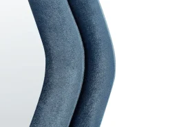 Clearance Beliani Specchio LACS 57 cm 160 cm Velluto Blu