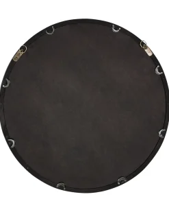 Best Beliani Specchio LANGON 60 cm 60 cm Legno di pino scuro Marrone