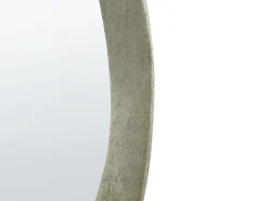 Discount Beliani Specchio LENAX 59 cm 90 cm Velluto oliva Verde