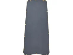 Outlet Beliani Specchio LEVET 58 cm 122 cm Metallo Oro