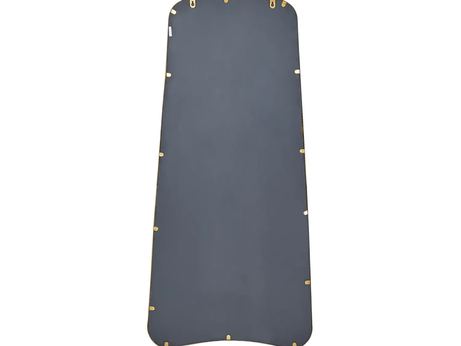 Outlet Beliani Specchio LEVET 58 cm 122 cm Metallo Oro
