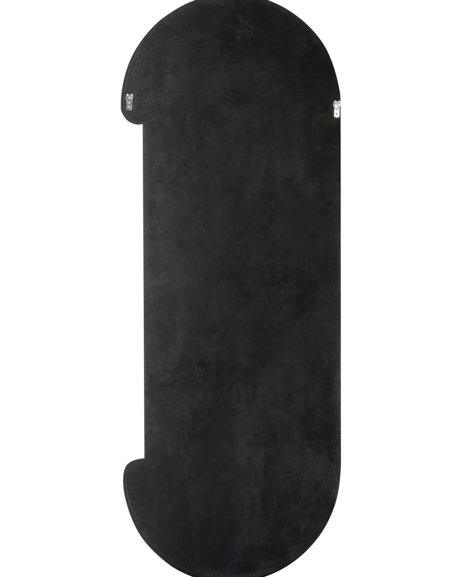 Beliani Specchio LOCHES 54 cm 158 cm Velluto Nero