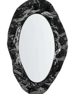 Clearance Beliani Specchio LOGNES 56 cm 95 cm Nero
