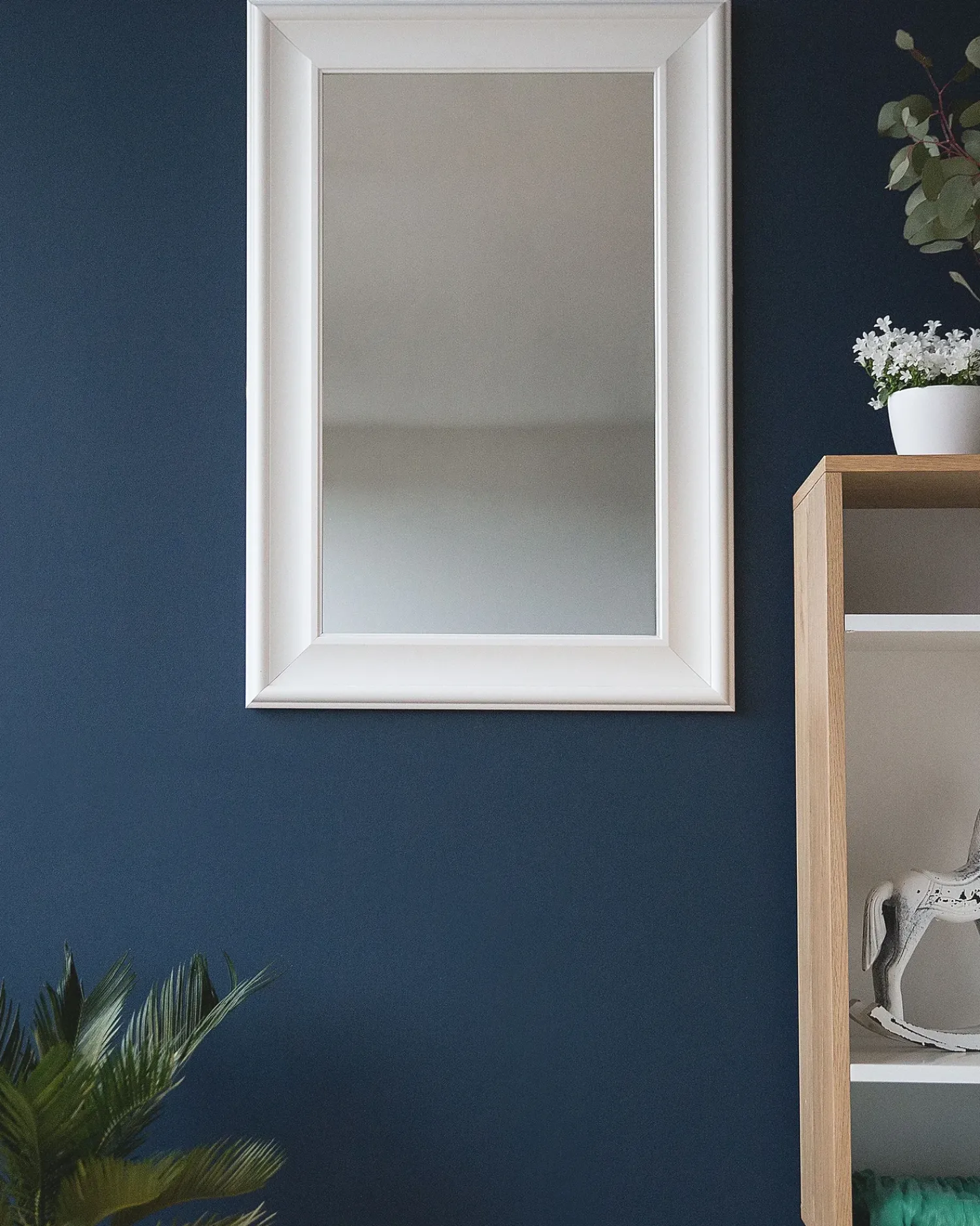 Outlet Beliani Specchio LUNEL 60 cm Bianco