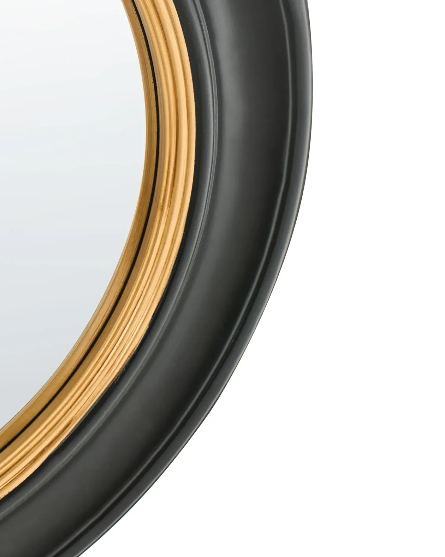 Discount Beliani Specchio MALO 66 cm 66 cm Nero Oro Nero