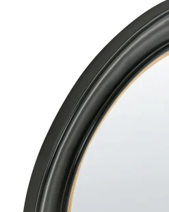 Discount Beliani Specchio MALO 66 cm 66 cm Nero Oro Nero