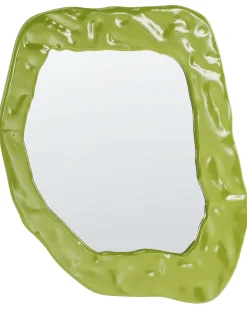 Hot Beliani Specchio MARTYRE 57 cm 74 cm Verde
