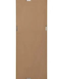 New Beliani Specchio MAULEON 50 cm 130 cm Bianco sporco Bianco Argento