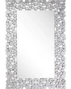 Beliani Specchio MERNEL 60 cm 90 cm Argento