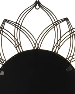 Best Beliani Specchio MILLY 67 cm 67 cm Metallo Oro