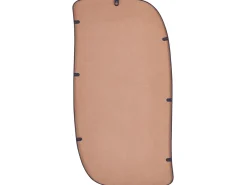 Beliani Specchio MONTCLUS 37 cm 70 cm Metallo Nero