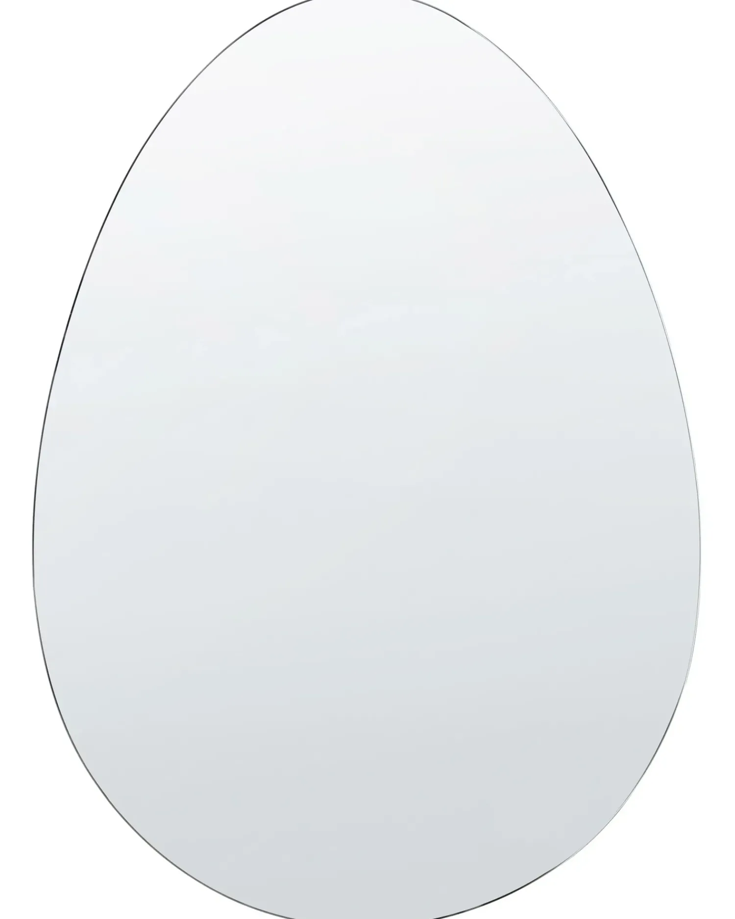 Beliani Specchio MONTRESOR 50 cm 70 cm Argento