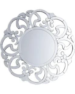 New Beliani Specchio MORNAIX 70 cm 70 cm Argento