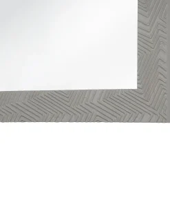 New Beliani Specchio NEVEZ 60 cm 91 cm Grigio