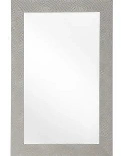 New Beliani Specchio NEVEZ 60 cm 91 cm Grigio