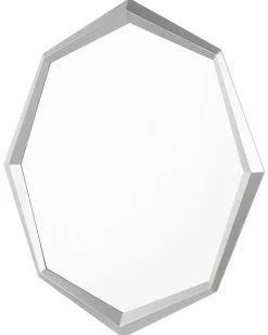 Beliani Specchio OENO 66 cm 91 cm Argento
