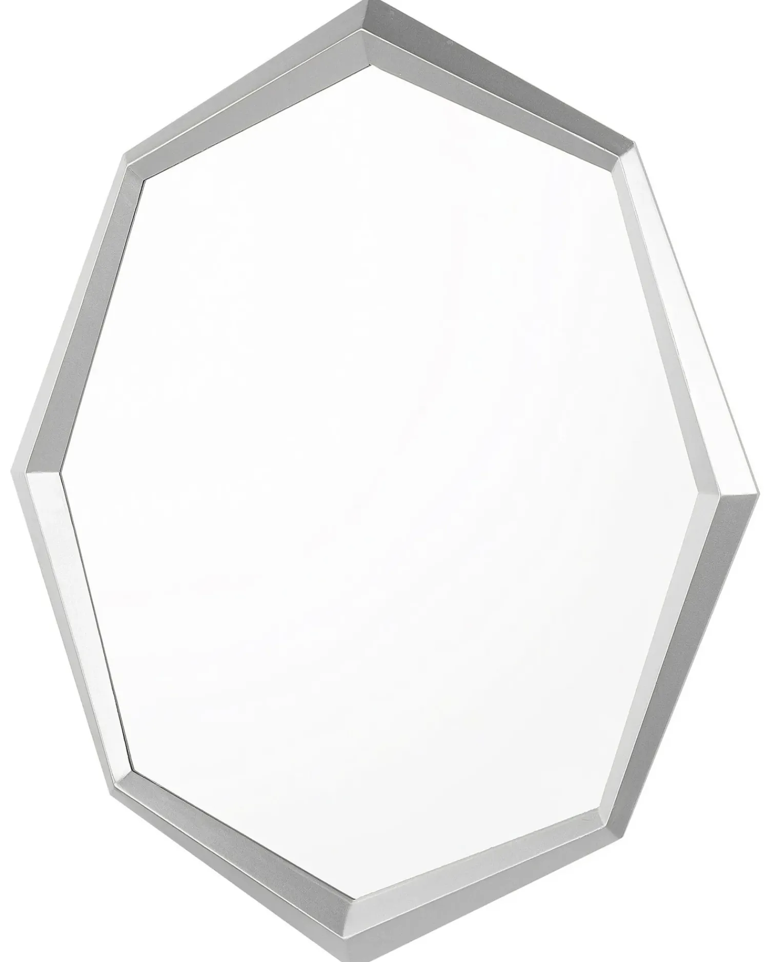 Beliani Specchio OENO 66 cm 91 cm Argento