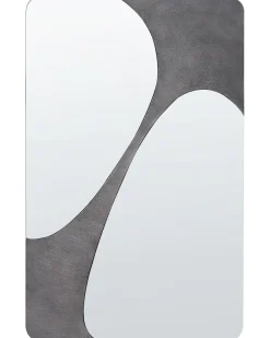 Outlet Beliani Specchio ORMES 70 cm 110 cm Grigio