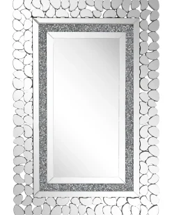 Best Beliani Specchio PABU 60 cm 90 cm Argento
