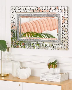 Best Beliani Specchio PABU 60 cm 90 cm Argento