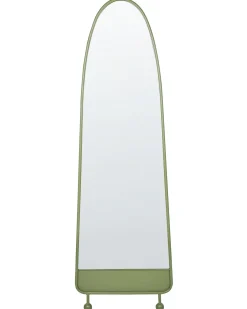 Hot Beliani Specchio PARNAY 45 cm 146 cm Metallo oliva Verde