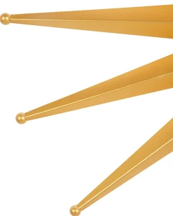 New Beliani Specchio PERELLI 60 cm 60 cm Metallo Oro