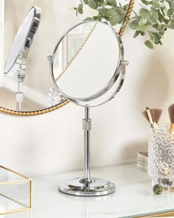 Clearance Beliani Specchio per make-up AVEYRON Argento