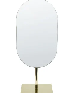 Best Beliani Specchio per make-up CANTAL Oro
