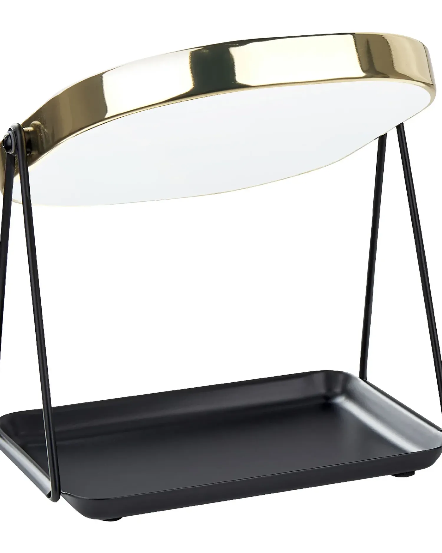 Sale Beliani Specchio per make-up CORREZE Oro Nero Oro