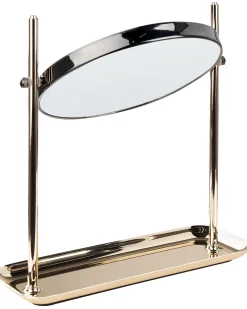 Sale Beliani Specchio per make-up FINISTERE Oro Nero Oro