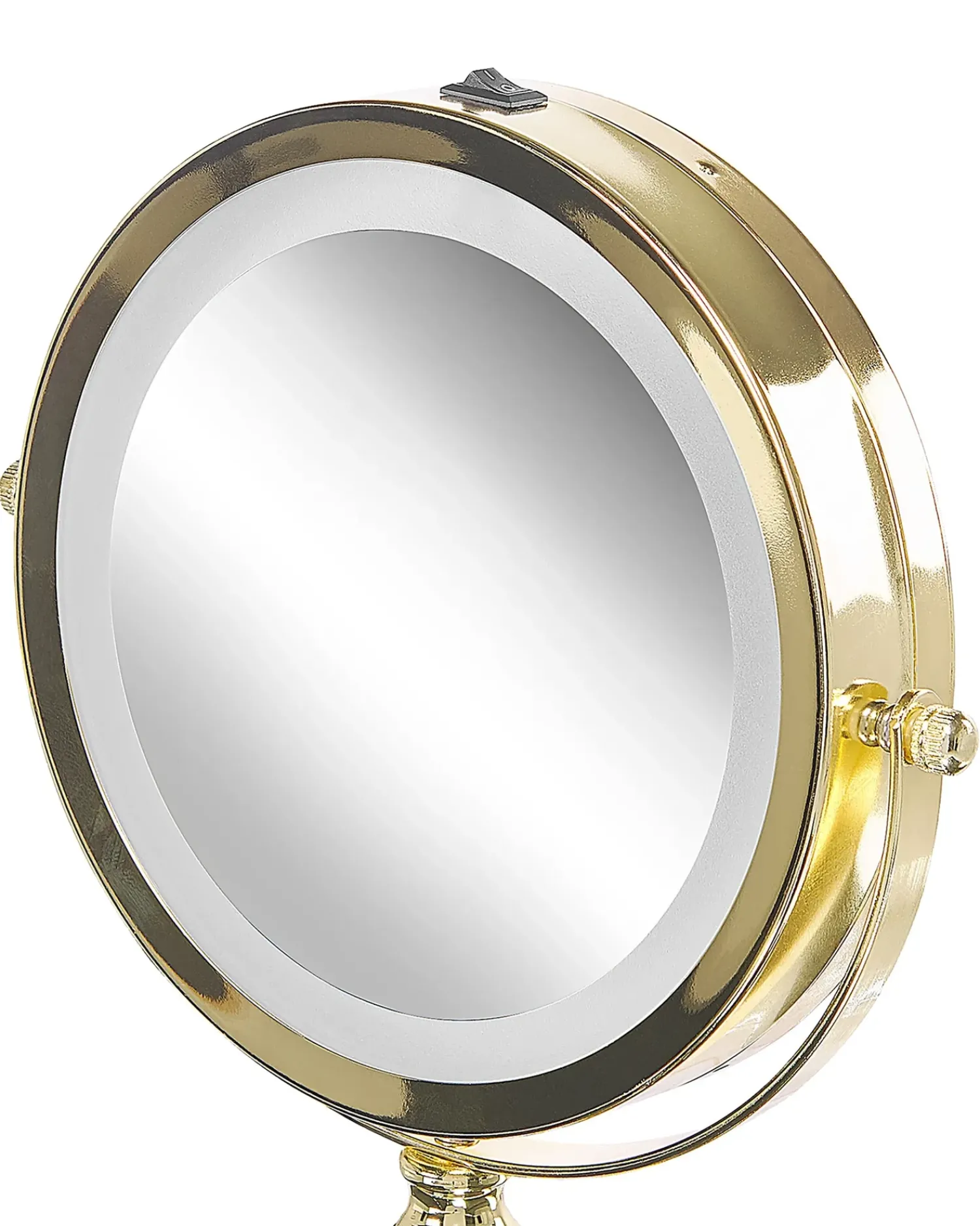 Best Beliani Specchio per make-up LED CLAIRA Oro