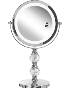Sale Beliani Specchio per make-up LED CLAIRA Argento