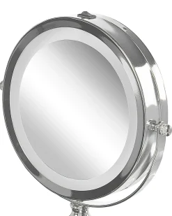 Sale Beliani Specchio per make-up LED CLAIRA Argento