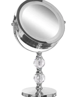 Sale Beliani Specchio per make-up LED CLAIRA Argento