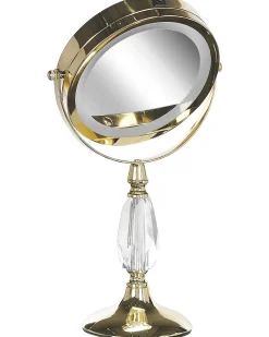 Best Beliani Specchio per make-up LED MAURY Oro