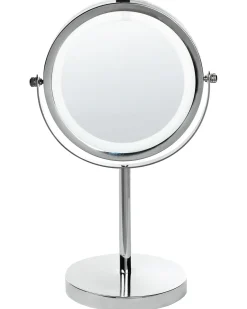 Sale Beliani Specchio per make-up LED VERDUN Argento