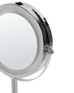 Sale Beliani Specchio per make-up LED VERDUN Argento