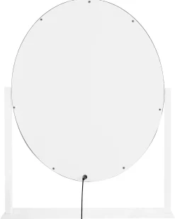 Clearance Beliani Specchio per tavolino toeletta LED ROSTRENEN Bianco