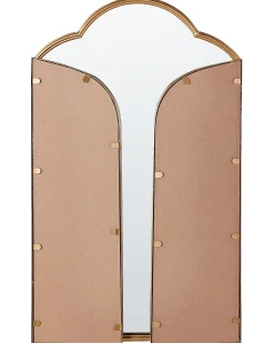 Outlet Beliani Specchio per tavolino toeletta SAVILLY Oro